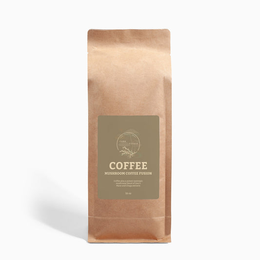 Mushroom Coffee Fusion - Lion’s Mane & Chaga 16oz